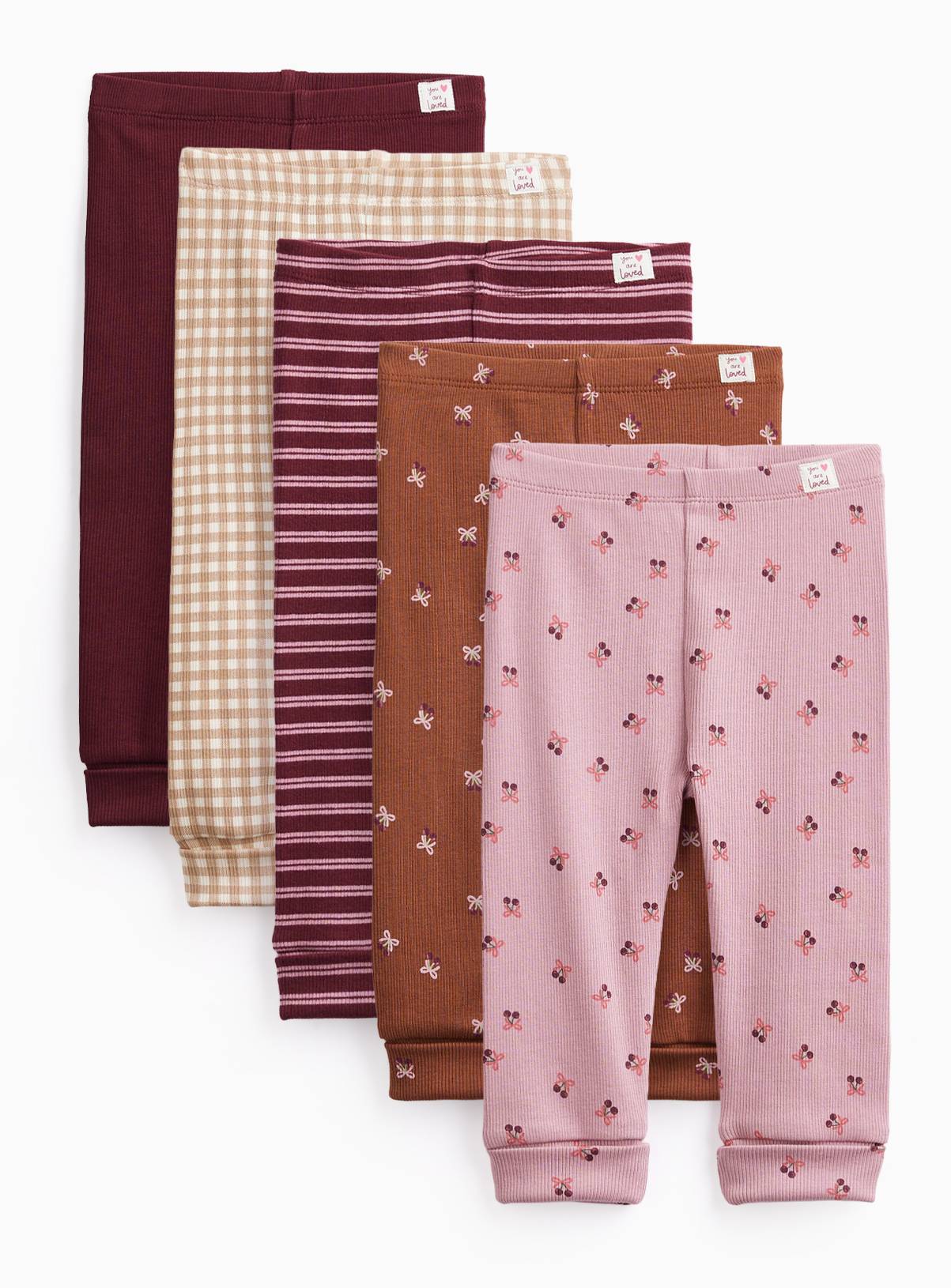 Heritage Leggings 5 Pack 6-9 months - Image 1